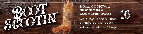 Boot Scootin' souvenir cocktail