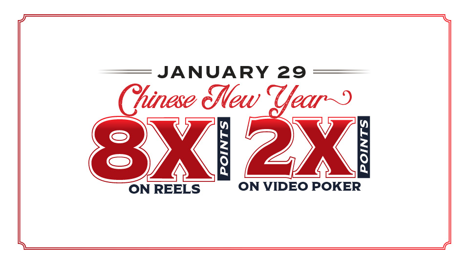 Chinese New Year Point Multiplier at Silverton Casino