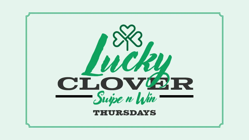 Lucky Clover Swipe N Win, Thursdays at Silverton Casino