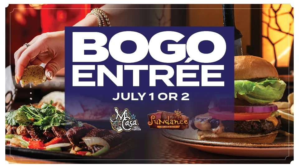 BOGO Entree at Silverton Casino