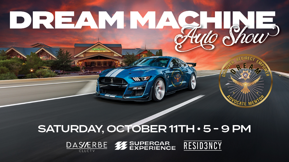 Hero shot of a featured vehicle with Silverton Casino in the background