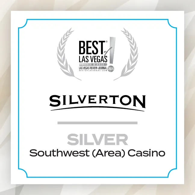 Best of Las Vegas 2025; Silverton; Silver; Southwest Area Casino