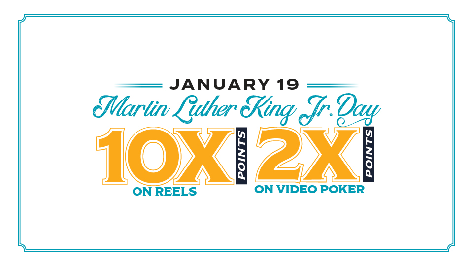 Martin Luther King Jr. Day Point Multiplier