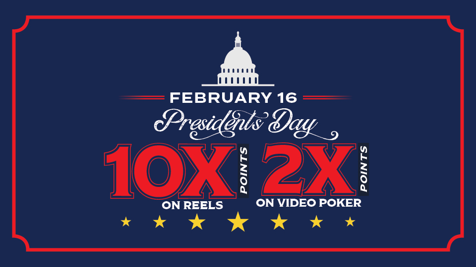 Presidents Day Swipe N Win at Silverton Casino