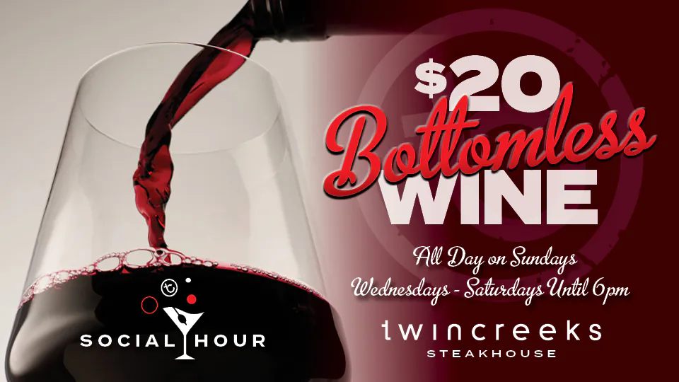 Social Hour at Twin Creeks Steakhouse, Silverton Casino