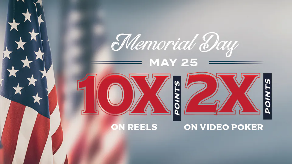 Memorial Day Point Multiplier