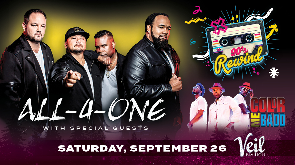 90s Rewind with All -4-One and special guests Color Me Badd | Veil Pavilion at Silverton Casino