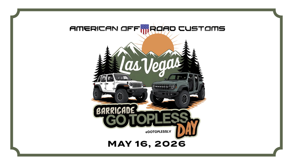 Barricade Go Topless Day Jeep Event at Silverton Casino