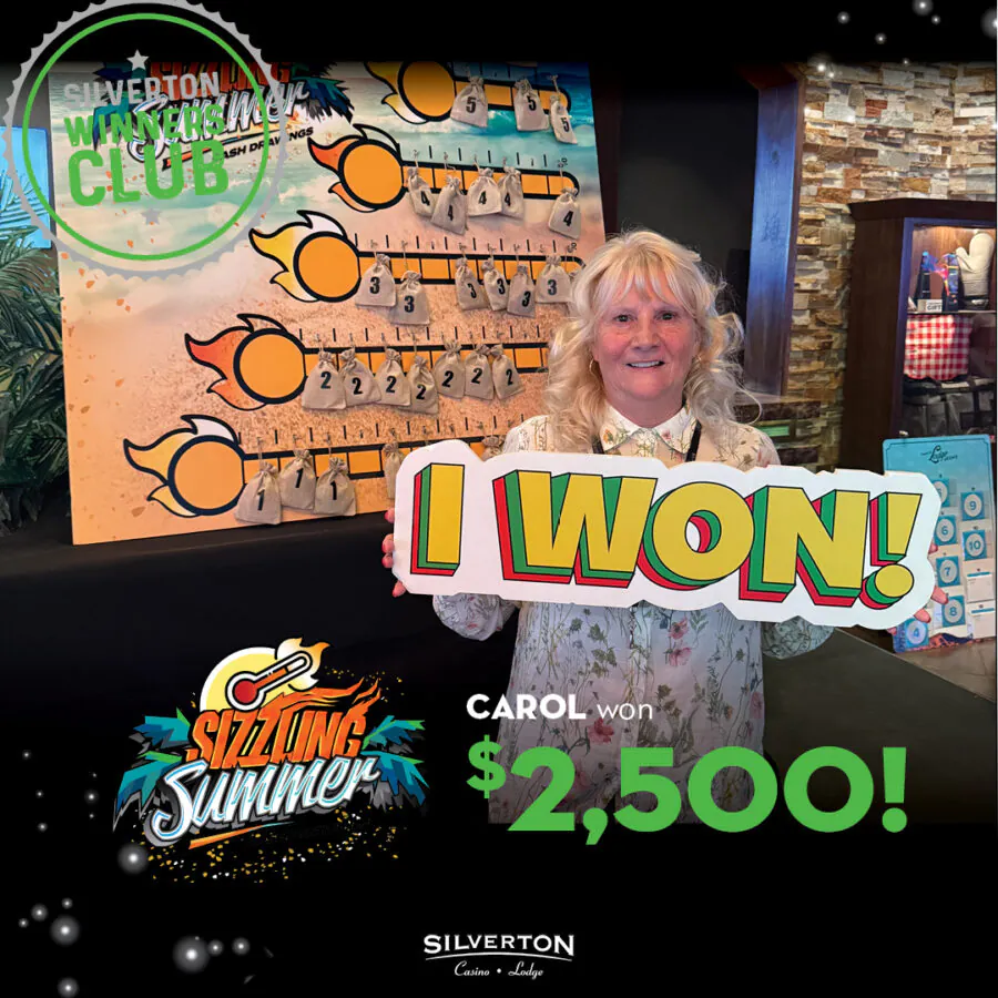 Winners Club, Carol, Sizzling Summer Drawing